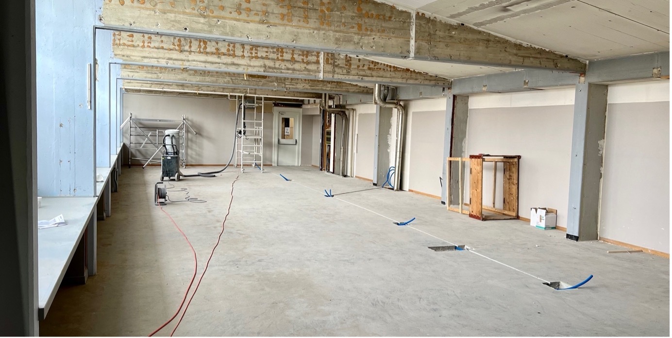 Library reading area as of January 2023