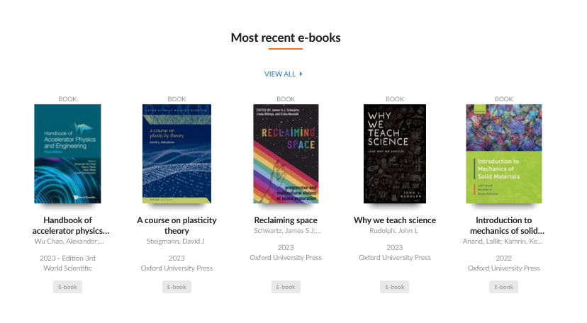CERN Library Catalogue
