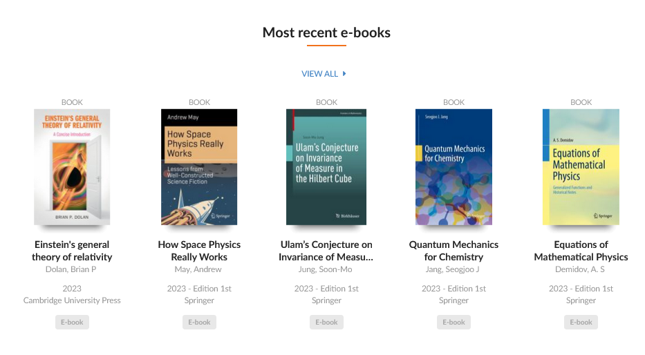 CERN Library Catalogue